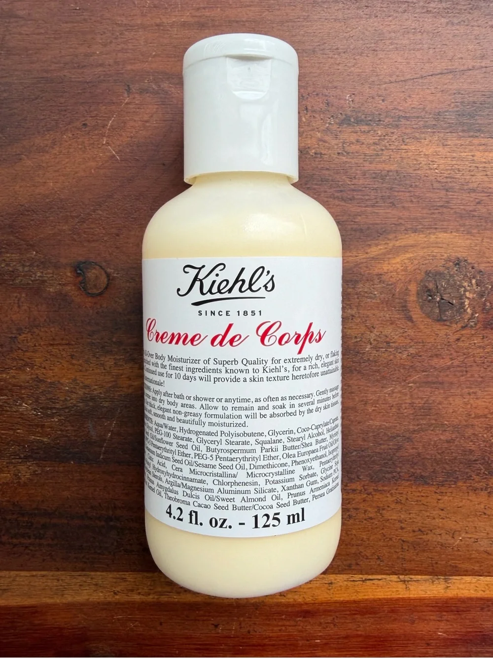 *Sealed* Kiehl’s Crème de Corps Body Lotion with Body Butter 4.2 fl oz/125 mL